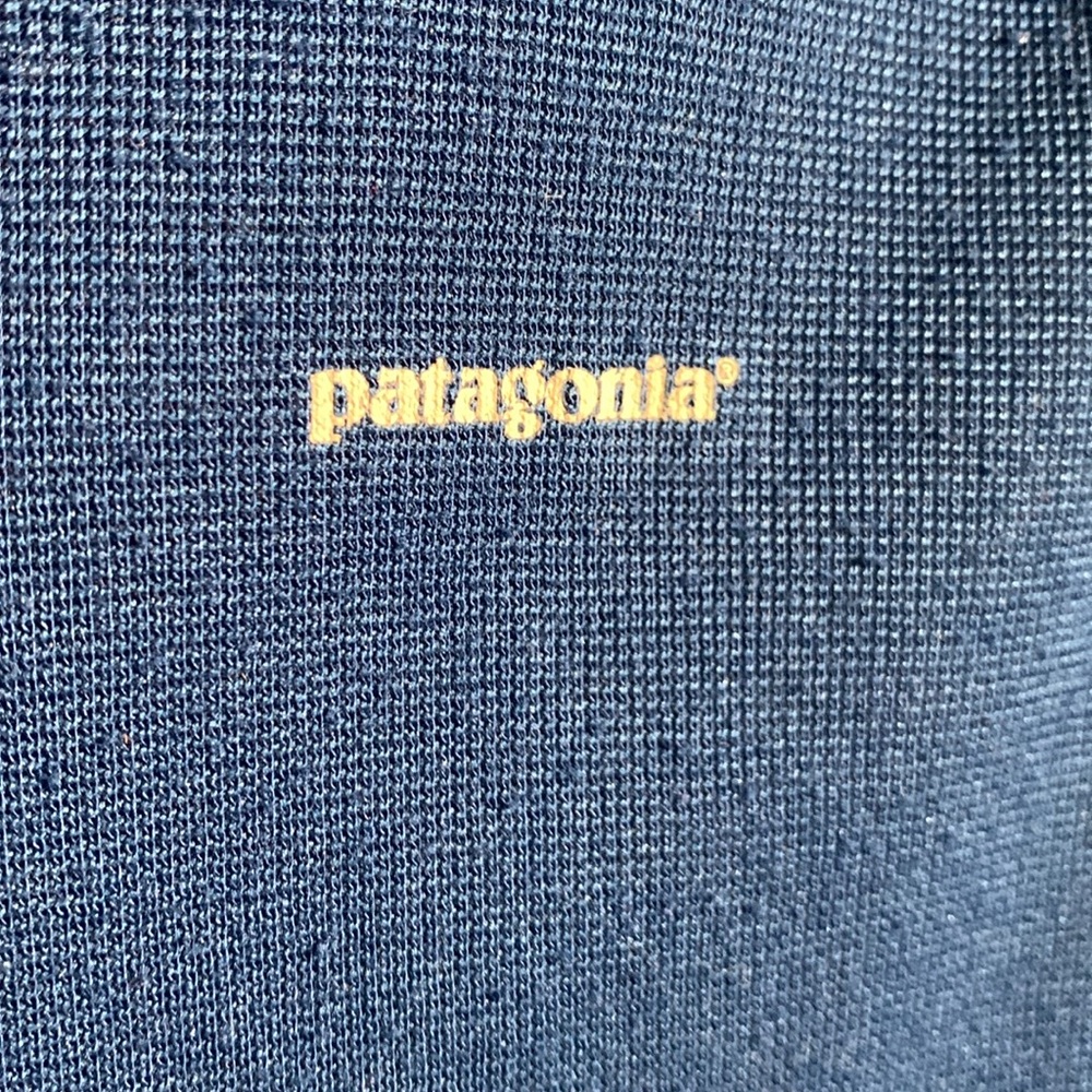 Patagonia Mens Vintage Capilene Half Zip Pullover Blue Size S Layer Outdoor Warm - Picture 3 of 5